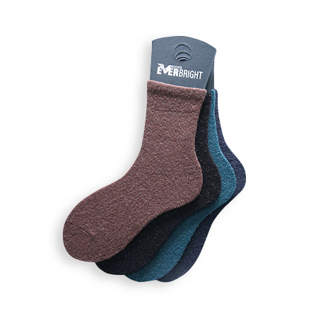 Multicolor Mid-Length Single-Needle Women's Socks