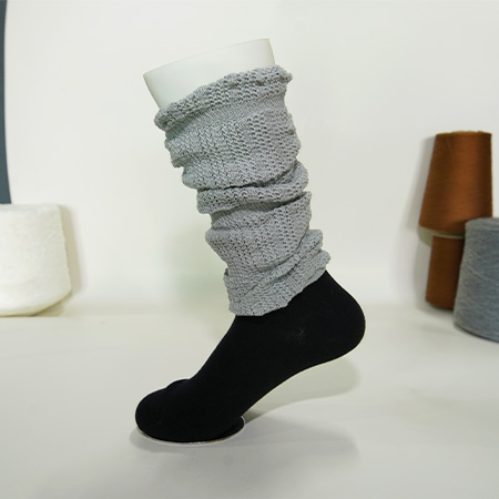 Single needle women's socks--long tube series