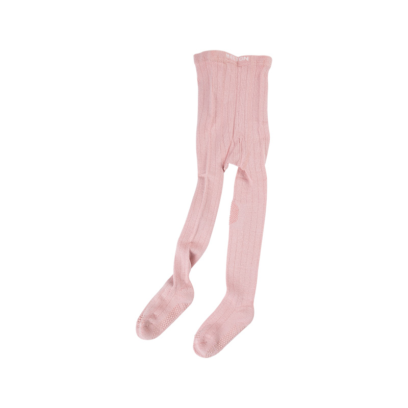 Pink With Feet Double Needle Women's Socks